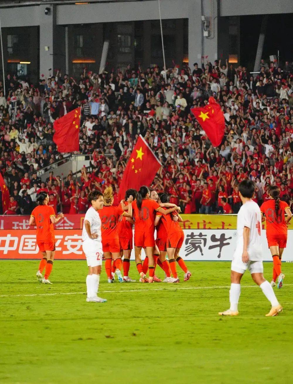 中国队在国际女足比赛中的一场胜利 中国队在国际女足比赛中的一场胜利